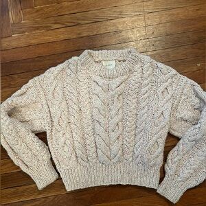 Doen Bee Cableknit Pullover Sweater - XS
